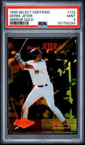 Derek Jeter [Mirror Gold] #122 1995 Select Certified card