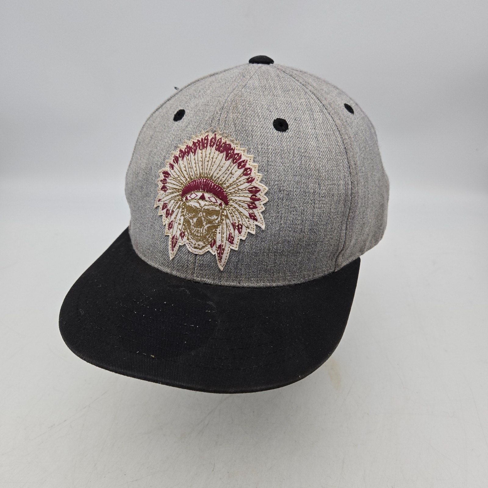 Carbon Elements Snapback Hat Baseball Cap Gray Sk… - image 1