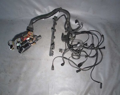 1997 BMW E39 528i Auto Engine Wiring Harness Complete DME ASC 4/96-12/96 USED OE