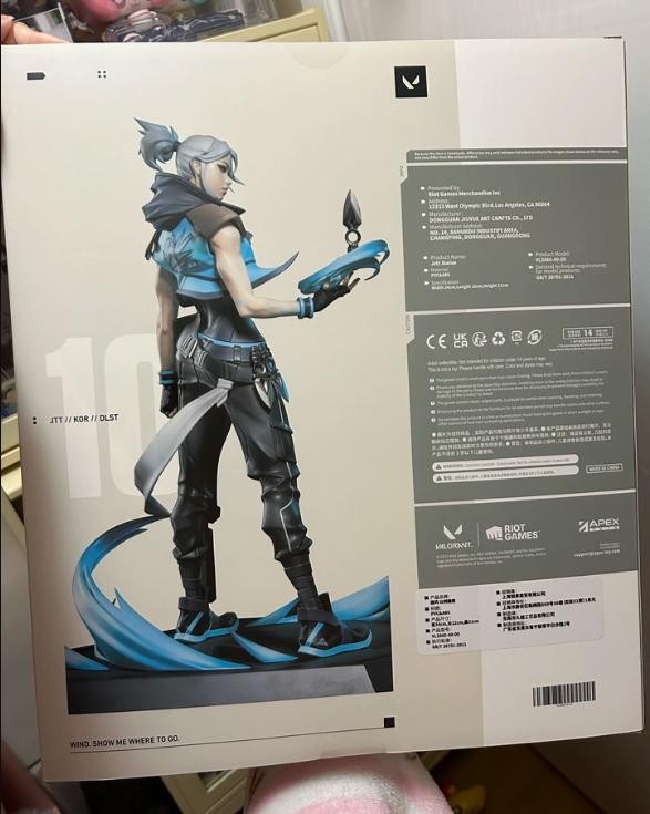 VALORANT Jett 1/6 Statue Model Game Figure Toy Collectible Fans