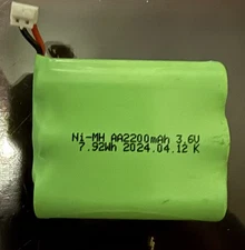 Ni-MH AA2200mAh 3.6v battery pack