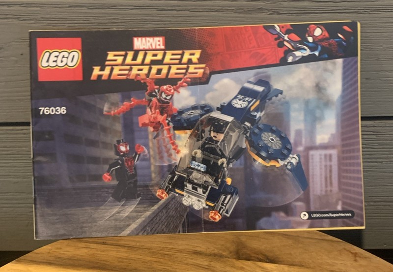 LEGO Marvel Super Heroes~Instruction Manual~#76036~Carnage’s S.H.I.E.L.D.