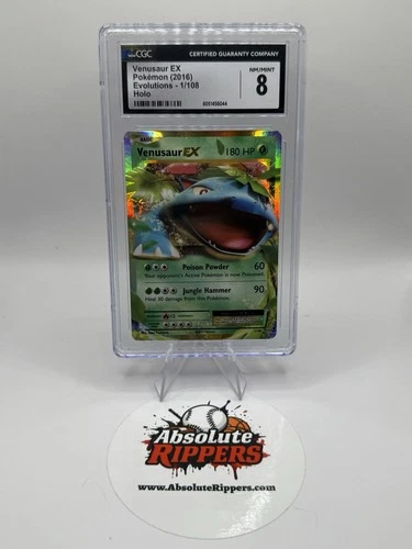 Pokémon TCG Venusaur EX Special Illustration Rare 1/108 CGC 8 NM-MT
