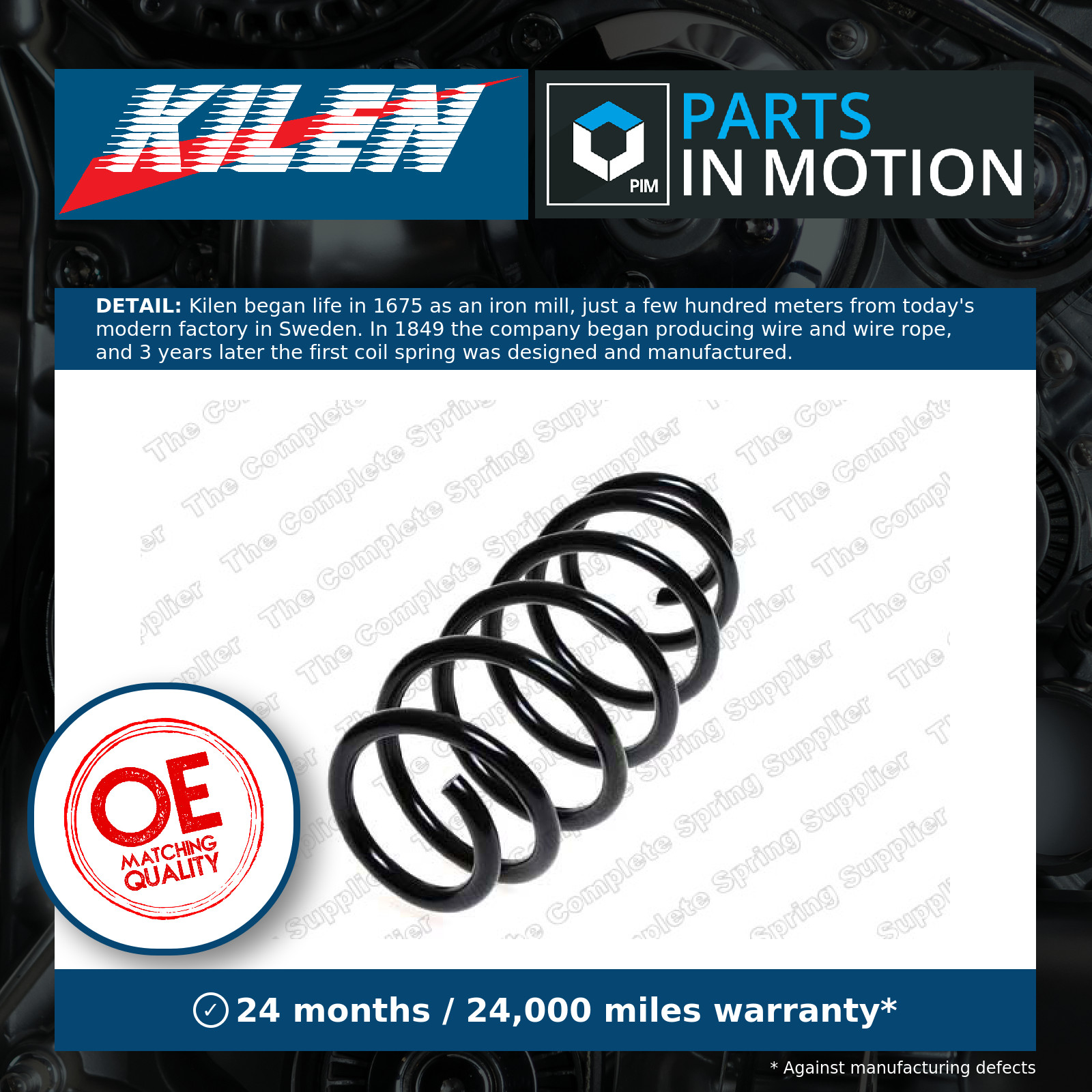 LESJÖFORS Coil spring VW 4095075 22456050,1K0411105EJ,1K0411105EK Suspension spring,Springs,Coil springs,Coil spring suspension,Suspension springs - Image 7