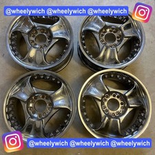 LIMITED TRISPOKE WHEELS 5x114.3 5x108 15x6.5J CHROME USDM JDM OLD SCHOOL