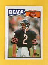 Doug Flutie 1987 Topps Rookie Football Card #45 - Chicago Bears - Heisman Trophy. rookie card picture