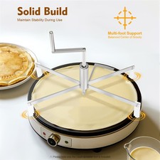 Commercial Stainless Steel Batter Spreader Pancake Maker Crepe Spreader Tool
