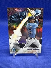 2025 Bowman Chrome Adios Carson Williams #AD-21 Tampa Bay Rays