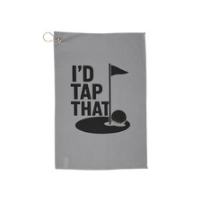 Funny Golf Towels  I'd Tap That  Golf Gifts, Tournament Prizes, Club