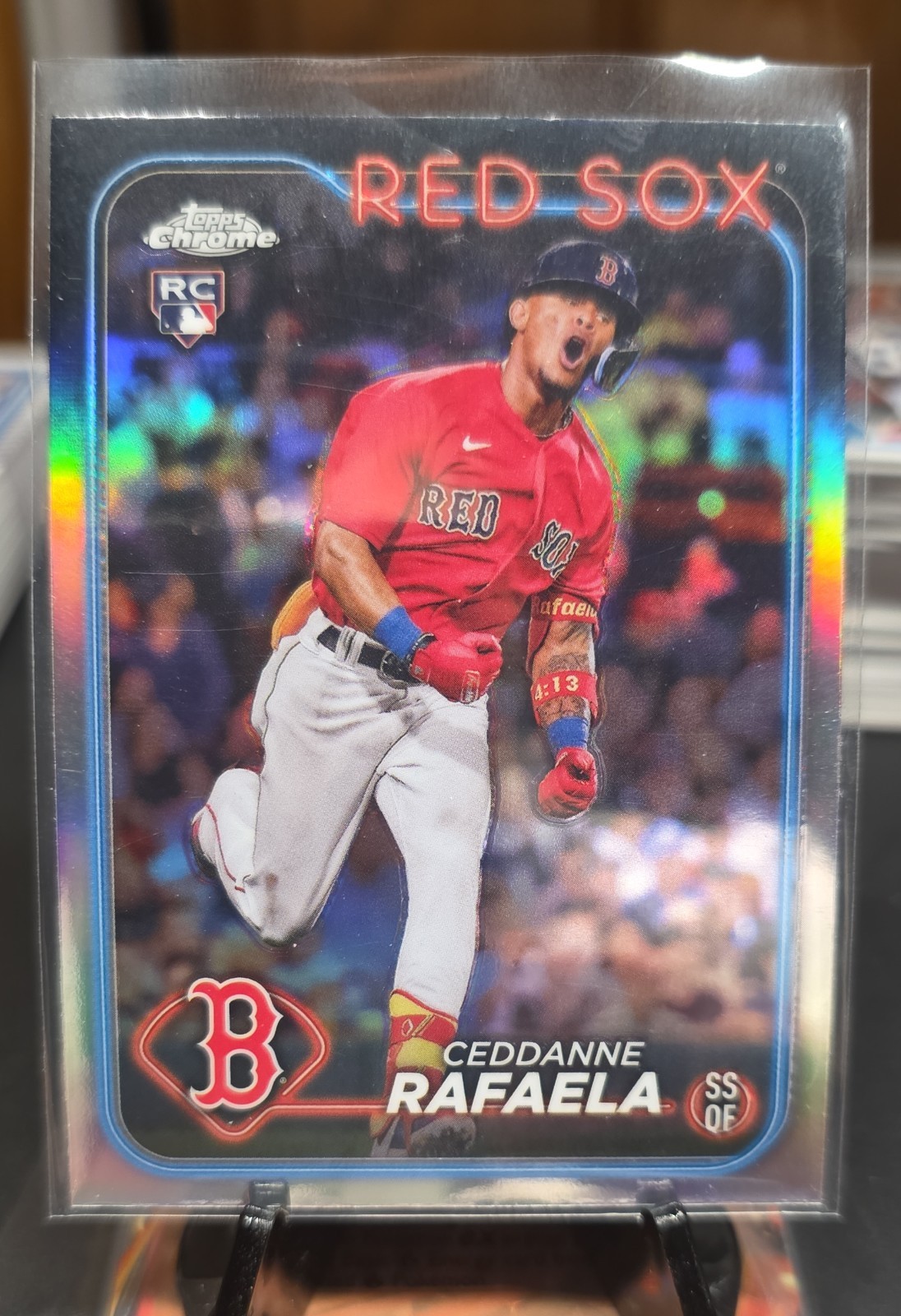 2024 Topps Chrome - Ceddanne Rafaela #118 Refractor (RC)