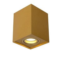 Aufbaustrahler Aluminium Messing Wohnzimmer GU10 B:9 Cm Deckenspot BüRo