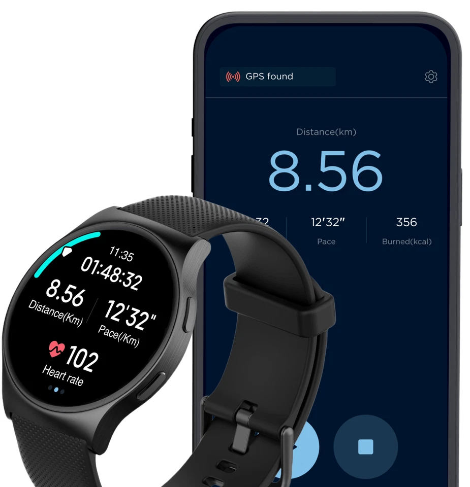 Moto Watch 120 Smartwatch AMOLED Display, Fitness Tracker, AI Assistant, IP68 - Image 4 of 4