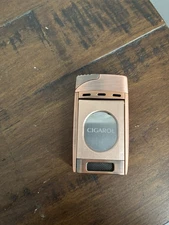 Cigarol All-in-One Torch Cigar Lighter with Cutter & Punch
