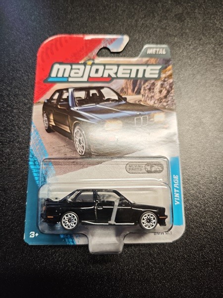 Majorette 8502000001Q03 - Vintage Cars - Bmw M3 E30, Schwarz - Neu-image