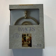Baldwin Premium Towel Ring Edgewater Seacrest 3564-030 Solid Brass Gold  NIB