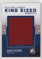 2008-09 ITG Bleu Blanc et Rouge Vault Ruby 1/1 Henri Richard #KM-05 HOF g2u
