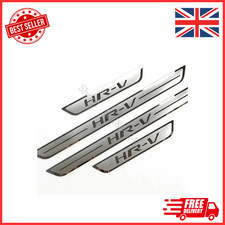 Honda HRV HR-V Vezel Stainless Steel Door Sill Protector Strips Scuff Plates 4pc