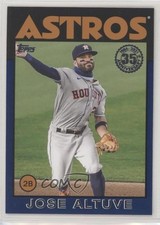 2021 Topps 1986 Topps Baseball 35th Anniversary Blue Jose Altuve #86B-24 0a3