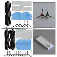 Brush Filter and Mop Cloth Replacement Kit for Laresar Clean Robot Mars01