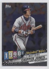 2020 Topps Decades Best Chrome Batters Chipper Jones #DBC-59 HOF 00mq