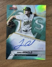 2025 Bowman Best Jamie Arnold Teal Refractor  /15 Auto Athletics A’s #B25-JA