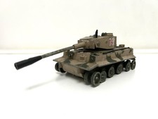 Corgi Tiger 1 Tank WW2 German Tank Brown Diecast Model 1973 Vintage Hong Kong