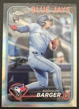 2024 Topps Chrome Update Addison Barger #USC159 Rookie Refractor