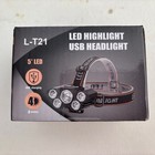 USB 5-LED Rechargeable Headlamp with 4 Modes — photo 1