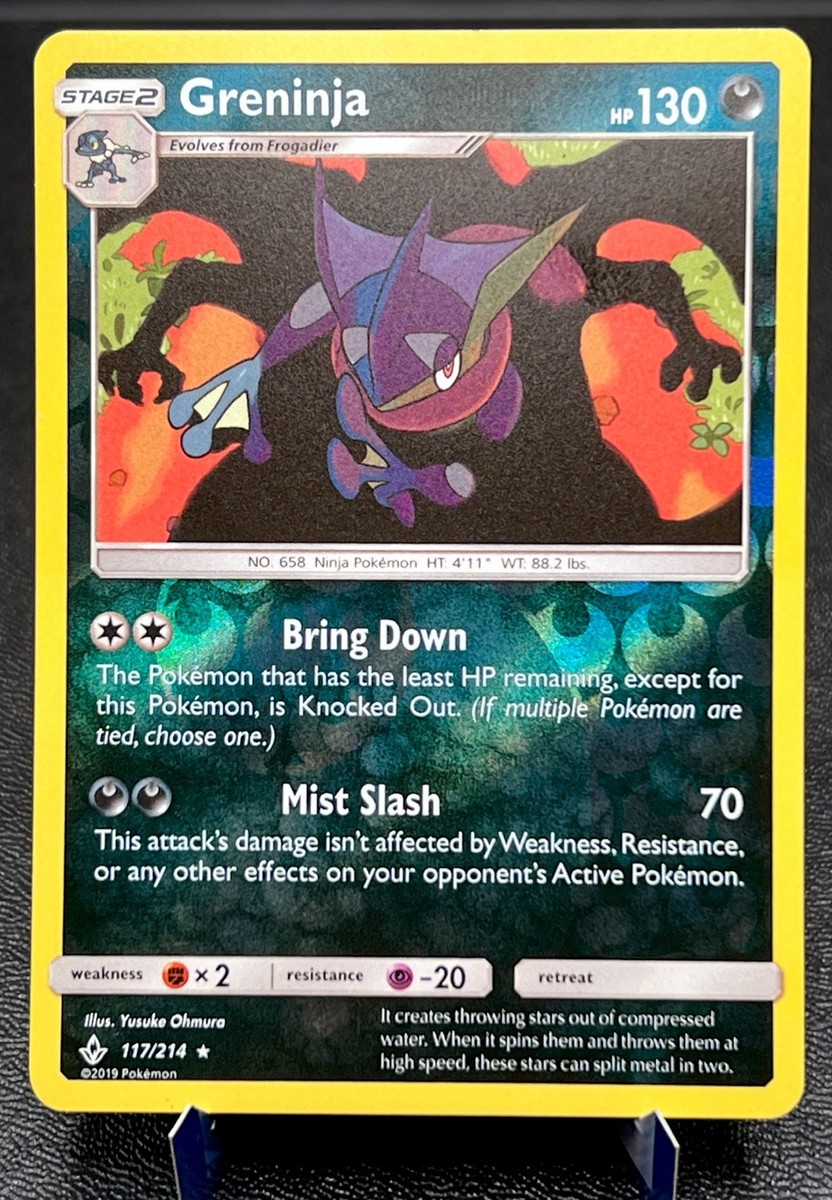 Greninja Charizard Shadow 117/214 LP Reverse Holo Unbroken Bonds