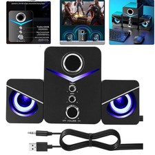 Computer Speakers Surround Sound System Wired PC Speakers Gaming Bass 3.5mm Jack
