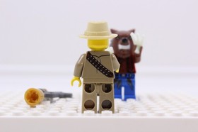 LEGO Monster Fighters Werewolf mof003 & Major Quinton Steele mof004 Minifigures