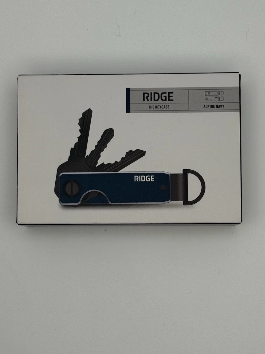 Ridge KeyCase Alpine Navy Key Organizer EDC Original Box Used (661)