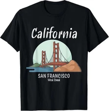 Golden Gate Bridge California San Francisco Landmark Gift Unisex T-shirt