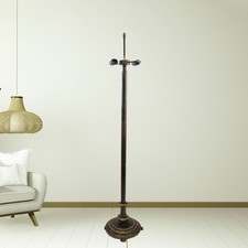 Floor Lamp Base 66"  Traditional Metal Antique Brass Light Living Room Lighting