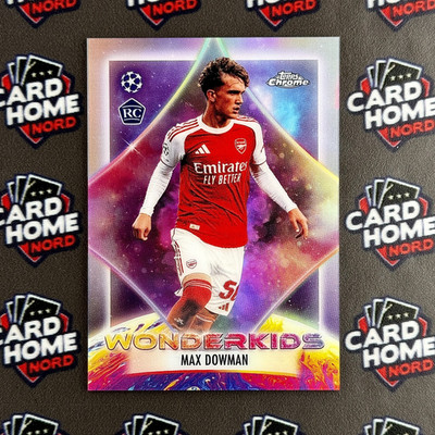 Max Dowman Wonderkids RC Rookie WK-4 - 2025-26 TOPPS Chrome UCC