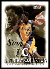 1999-00 Hoops WNBA Katrina Colleton Rookie Los Angeles Sparks #93