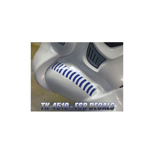 SW ESB Stormtrooper Helm Aufkleber TE abgeleitet Cosplay Kostüm Requisite Aufkleber - Bild 6 von 6