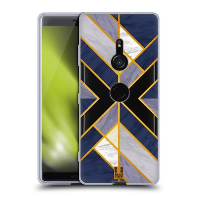 HEAD CASE DESIGNS DECORATIVE MARBLE COLLECTION SOFT GEL CASE FOR SONY PHONES 1