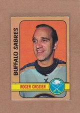 1972-73 O PEE CHEE HOCKEY ROGER CROZIER #50 SABRES VGEX *A24941