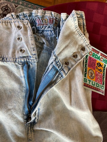 Jordache vintage faded/washed denim jeans junior sz 16 straight leg NWNT - Picture 8 of 10