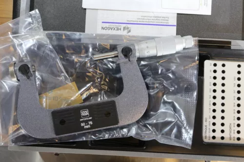 New TESA Brown & Sharpe 50-75mm Screw Thread Pitch Metric Micrometer w/o Anvils