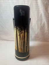 VINTAGE ALADDIN'S PUMP A DRINK DISPENSER THERMOS AUTUMN SUNSET TREES