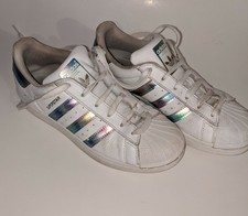 adidas superstar white cyber metallic