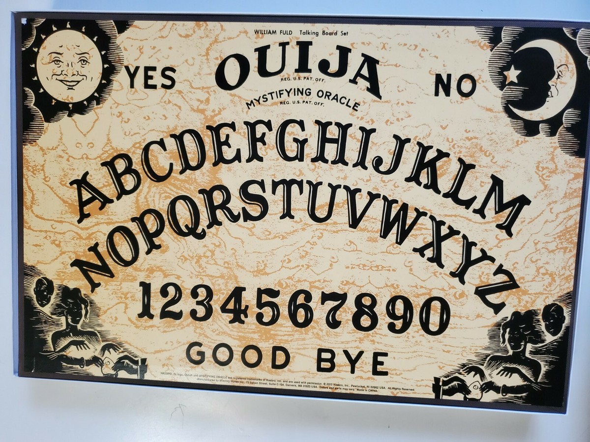 Wee-Gee Sturdy Wood Ouija Board Mystifying Oracle Game Original 
