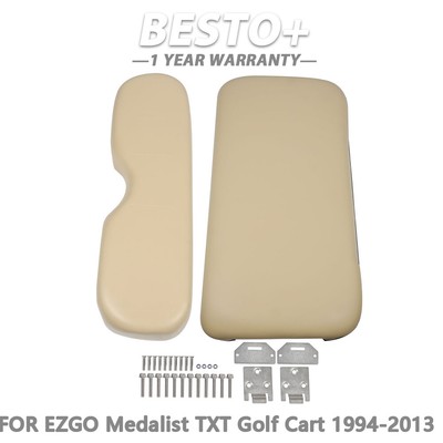 Front Seat Cushion With Hardware For EZGO Medalist TXT Golf Cart 1994-2013
