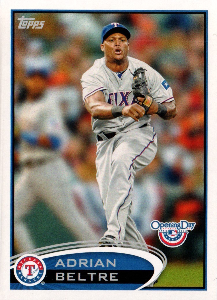 2012 Topps Opening Day #48 - Adrian Beltre - Texas Rangers 12-681