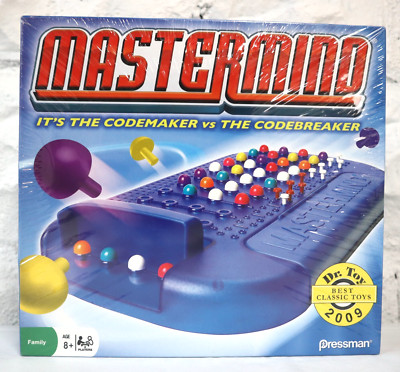 Mastermind Codemaker vs Codebreaker New Sealed Game Vtg 2009 Pressman Hasbro Toy