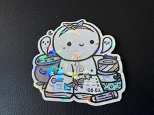 Journal Witch Emoti Sticker  - The CoffeeMonsterz Co the coffeemonsterzco TCMC