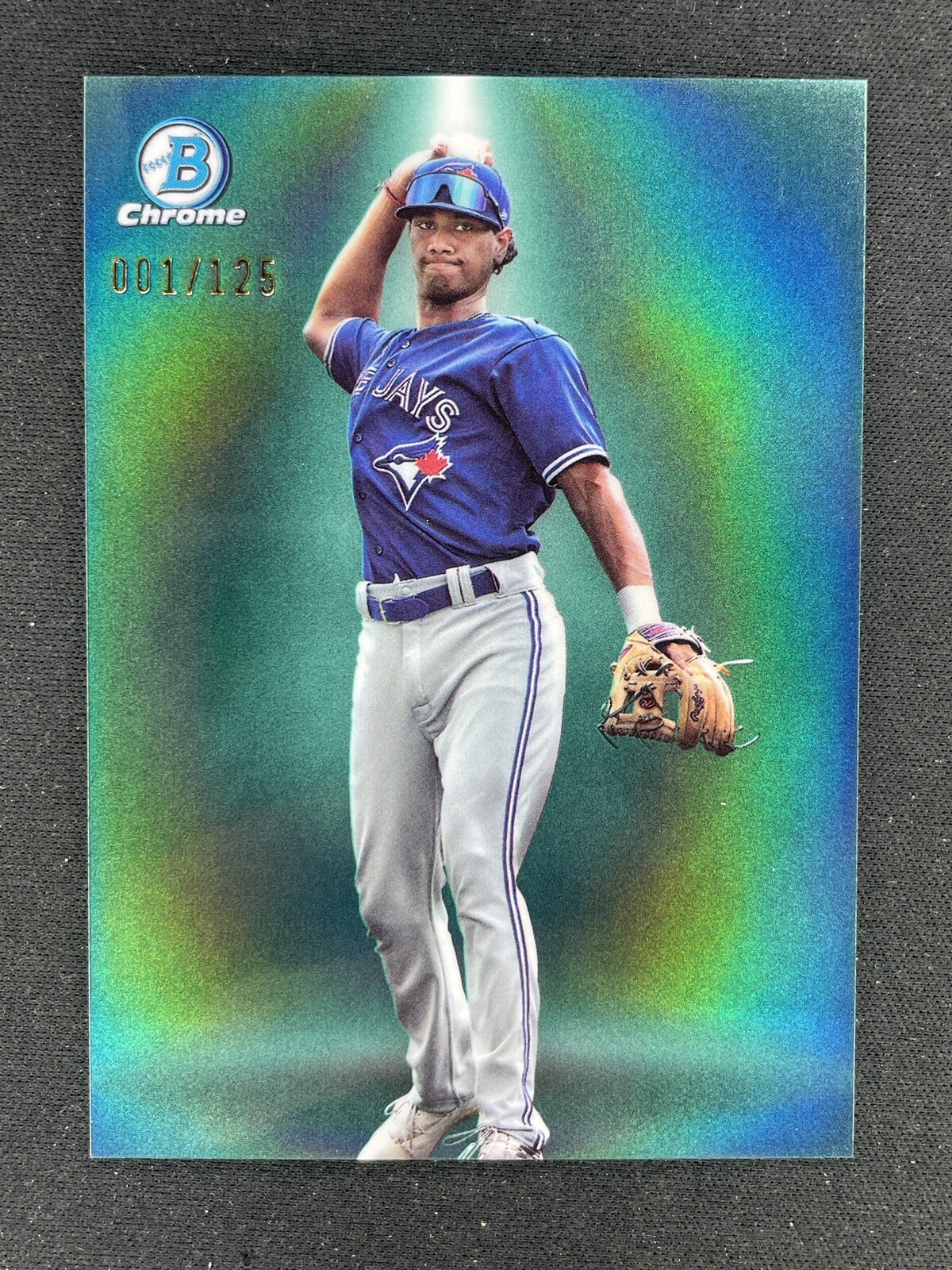 Arjun Nimmala - 2024 Bowman Spotlight #BS-15 - AQUA Refractor - SP SN #1 /125