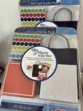 (x2) Give-A-Gift, Design it Yourself, Gift Card Holder Pack, All Occasion